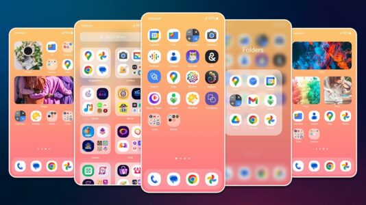 Screenshot Phone Launcher Happy Mod APK
