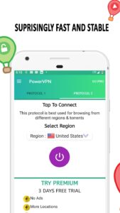 Screenshot Power VPN: Fast & Secure VPN Mod APK