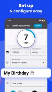 Screenshot Countdown Widget Mod APK