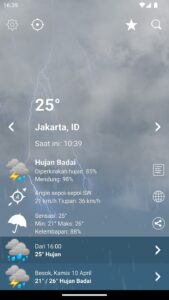 Screenshot Weather XL Pro Mod APK