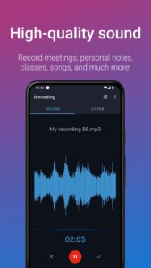 Screenshot Easy Voice Recorder Pro Mod APK