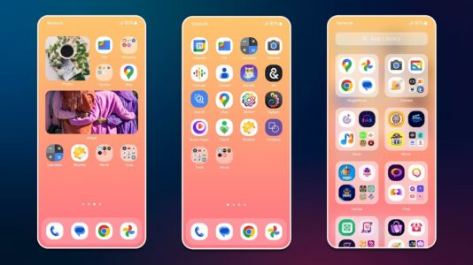Screenshot Phone Launcher Happy Mod APK