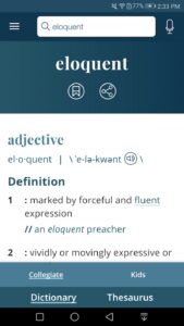 Screenshot Dictionary Merriam-Webster Mod APK