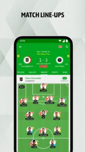 Screenshot BeSoccer – Soccer Live Score Mod APK