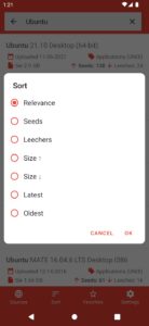 Screenshot Torrent Search Revolution Mod APK