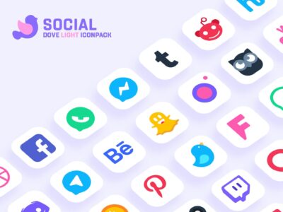 Screenshot Dove Light Icon Pack Mod APK