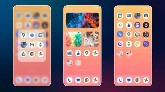 Screenshot Phone Launcher Happy Mod APK