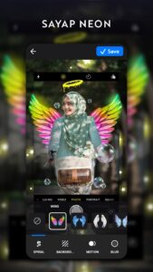 Screenshot NeonArt Photo Editor & Effects Mod APK