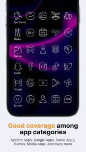 Screenshot Vera Outline White Icon Pack Mod APK