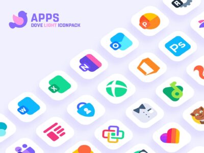 Screenshot Dove Light Icon Pack Mod APK