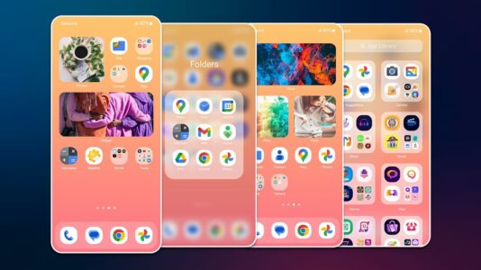 Screenshot Phone Launcher Happy Mod APK