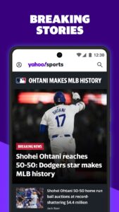 Screenshot Yahoo Sports Mod APK