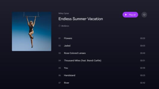 Screenshot Deezer Music for Android TV Mod APK