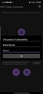 Screenshot MP3 Video Converter Mod APK
