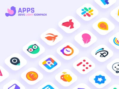 Screenshot Dove Light Icon Pack Mod APK