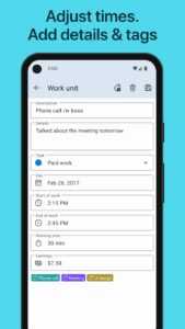 Screenshot WorkingHours Mod APK