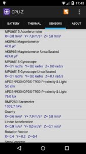 Screenshot CPU‑Z Mod APK