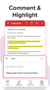 Screenshot MobiPDF: PDF Editor & Scanner Mod APK