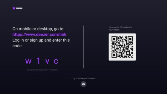 Screenshot Deezer Music for Android TV Mod APK