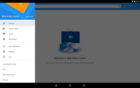 Screenshot Web Video Cast Browser to TV Mod APK