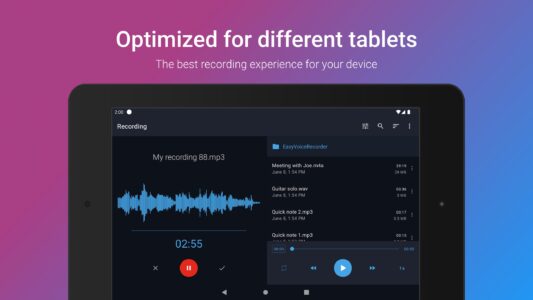 Screenshot Easy Voice Recorder Pro Mod APK