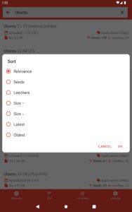 Screenshot Torrent Search Revolution Mod APK
