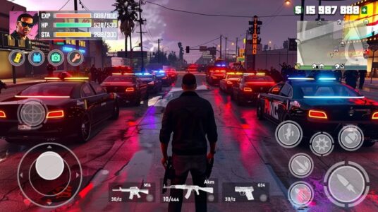 Screenshot Thug Fighter Grand City Mod APK