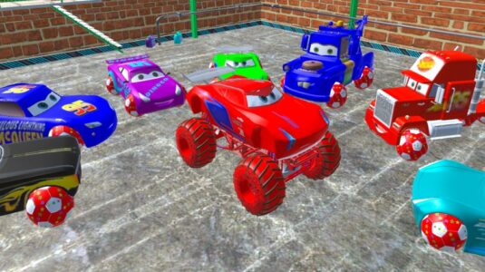 Screenshot McQueen and Crazy Racing Cars Mod APK