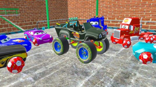 Screenshot McQueen and Crazy Racing Cars Mod APK