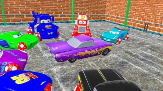 Screenshot McQueen and Crazy Racing Cars Mod APK