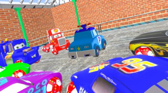 Screenshot McQueen and Crazy Racing Cars Mod APK