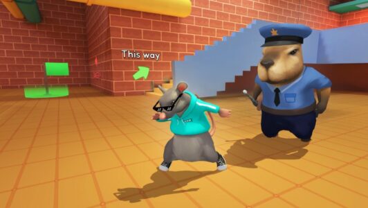 Screenshot Obby Escape: Prison Rat Dance Mod APK
