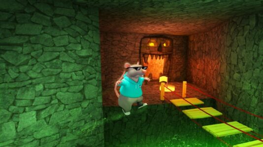 Screenshot Obby Escape: Prison Rat Dance Mod APK