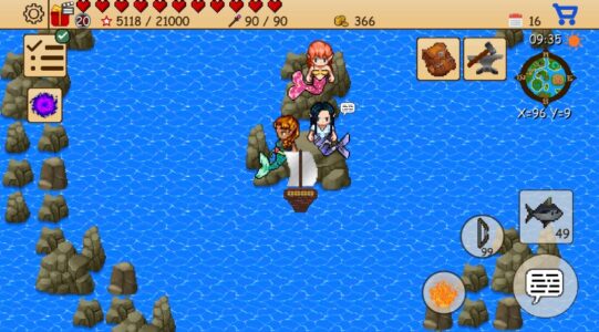 Screenshot Survival RPG: Pirate Adventure Mod APK