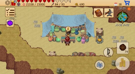 Screenshot Survival RPG: Pirate Adventure Mod APK