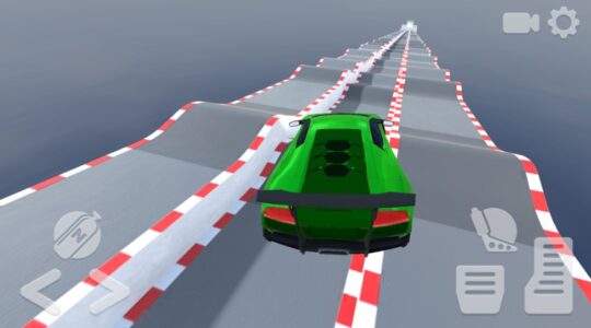 Screenshot Mega Ramp Car Stunts Car Races Mod APK