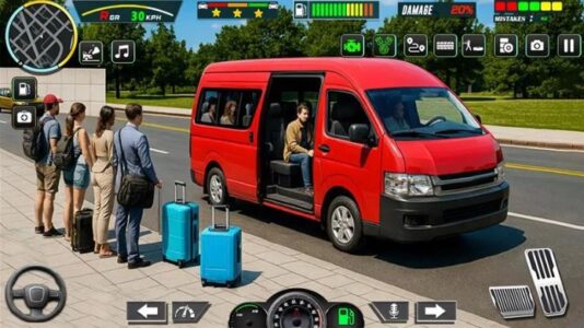 Screenshot Van Simulator Open World Game Mod APK