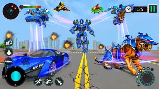 Screenshot Animal Robot car Transform War Mod APK