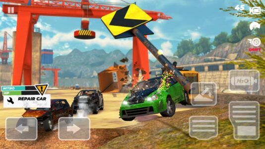 Screenshot CrashOut Car Crash Racing Mod APK