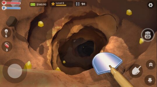 Screenshot Digging a Hole : Mining Games Mod APK