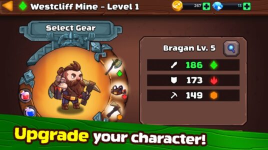 Screenshot Mine Quest 2 RPG Mining Game Mod APK