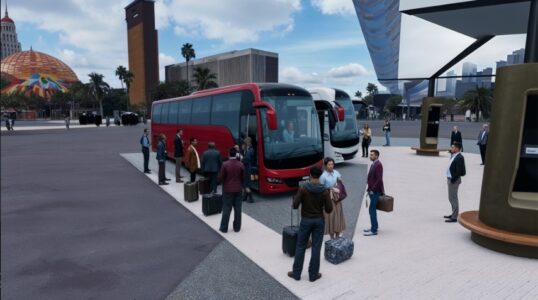 Screenshot US Bus Simulator: Bus Drive 3D Mod APK