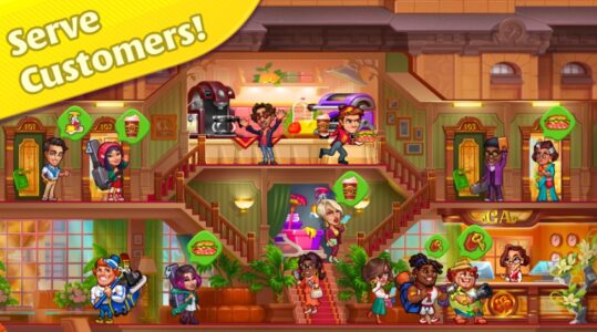 Screenshot Grand Hotel Mania: Hotel games Mod APK