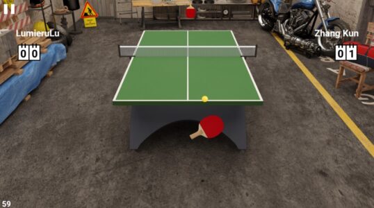 Screenshot Virtual table tennis Mod APK