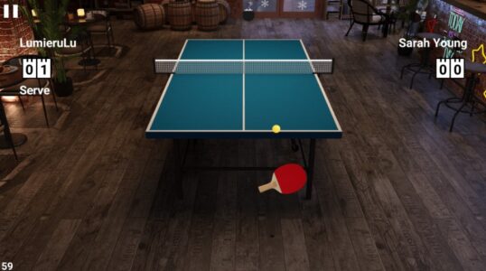 Screenshot Virtual table tennis Mod APK