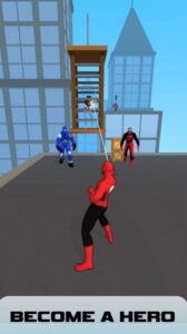 Screenshot Web Shot: Rope swing hero game Mod APK
