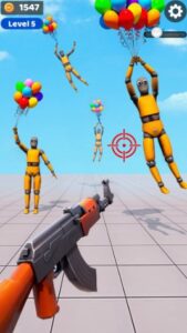 Screenshot Shoot The Ragdoll: Gun Shooter Mod APK