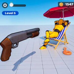 Download Shoot The Ragdoll: Gun Shooter Mod Apk v1.5 (No Ads Free Rewards) Latest 2025