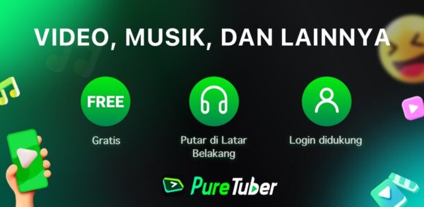 Screenshot Pure Tuber: Video & MP3 Player Mod APK