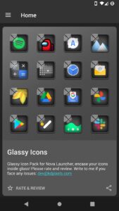 Screenshot Glassy Icon Pack Mod APK